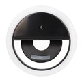Ksix Studio Live Pocket LED-rengasvalaisin Puhelimen Pidikkeellä - 3W