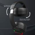 L800 Langattomat kuulokkeet Musiikkipelikuulokkeet Taitettavat Bluetooth-kuulokkeet LED-valoilla / mikrofonilla - musta
