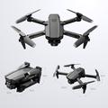 LANSENXI XT6 WiFi FPV Drone 4K/1080P HD -kaksoiskameralla ja kaukosäätimellä - musta