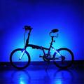 LEADBIKE A106 1 pari akkukäyttöinen polkupyörän runkoputken valo kirkas värikäs pyörän takavalo LED-pyörän pyöränvalo (akku ei sisälly)
