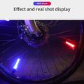 LEADBIKE LD58 Kirkas pyöräpyörän pyöränpyörän valo Vedenpitävä viileä LED-pyörävalaisin koristelu Velvet Light - monivärinen