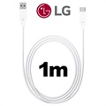 LG EAD63849204 USB 3.1 C-Tyyppi Kaapeli - 1m - Valkoinen
