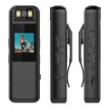 LK2315 HD Sports DV-kamera / Mini Bodycam 180 kääntyvällä objektiivilla - musta