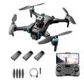 LS-S4S 720p Drone, jossa on FPV-kamera ja 3 akkua