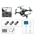 LS-S4S 720p Drone, jossa on FPV-kamera ja 3 akkua