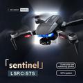 LSRC LSRC-S7S SENTINELS GPS 5G WIFI FPV 4K HD kamera Taittuva RC Drone 3-Axis Gimbal 28mins Lentoaika Kauko-ohjain Harjaton Quadcopter Lelu 3 paristoa kanssa 3 paristoa