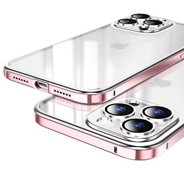 Luphie Naarmuuntumaton iPhone 14 Pro Hybridikotelo - Pinkki