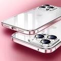Luphie Naarmuuntumaton iPhone 14 Pro Hybridikotelo - Pinkki