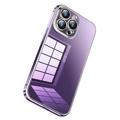 Luphie Naarmuuntumaton iPhone 14 Pro Hybridikotelo - Violetti