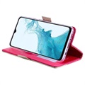Lace Pattern Samsung Galaxy A23 Lompakkokotelo - Kuuma Pinkki