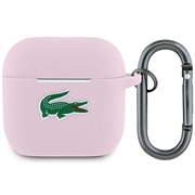 Lacoste Croc Logo nestemäinen silikonikotelo AirPods 4:lle - Pinkki