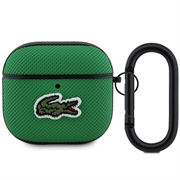 AirPods 4 Lacoste Petit Pique Croc Logo Patch Kotelo - vihreä