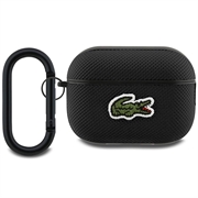 AirPods Pro 2 Lacoste Petit Pique Croc Logo Patch Kotelo - musta