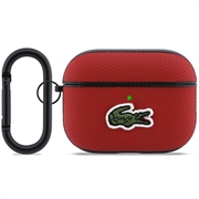 AirPods Pro 3 Lacoste Petit Pique Croc Logo Patch Kotelo - punainen