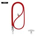 Leeu Design Tyylikäs Universal Crossbody puhelinlenkki - 120cm, 6mm - punainen