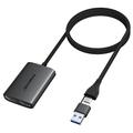 Lemorele HD10 USB-A/USB-C ja Dual HDMI -sovitin - 4K/1080P lähtö - musta