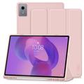 Lenovo Idea Tab Plus Tech-Protect SmartCase Pen Tri-Fold Folio kotelo - Musta