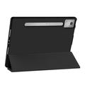 Lenovo Idea Tab Pro Tech-Protect SmartCase Pen Tri-Fold Folio kotelo - Musta