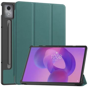 Lenovo Idea Tab Pro Tri-Fold Series Smart Folio -kotelo - Mustanvihreä