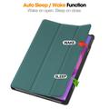 Lenovo Idea Tab Pro Tri-Fold Series Smart Folio -kotelo - Mustanvihreä