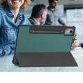 Lenovo Idea Tab Pro Tri-Fold Series Smart Folio -kotelo - Mustanvihreä