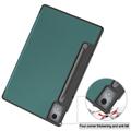 Lenovo Idea Tab Pro Tri-Fold Series Smart Folio -kotelo - Mustanvihreä