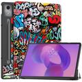 Lenovo Idea Tab Pro Tri-Fold Series Smart Folio -kotelo - Graffiti