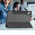 Lenovo Idea Tab Pro Tri-Fold Series Smart Folio -kotelo - harmaa