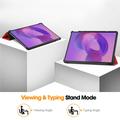 Lenovo Idea Tab Pro Tri-Fold Series Smart Folio -kotelo - punainen