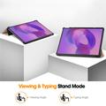 Lenovo Idea Tab Pro Tri-Fold Series Smart Folio -kotelo - ruusukultainen
