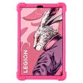 Lenovo Legion Y700 (2023), Legion Tab Silikoni kotelo potkukiinnikkeellä - Kuuma Pinkki