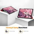 Lenovo Legion Y700 (2023), Legion Tab Tri-Fold Sarjan Smart Lompakkokotelo - Punainen