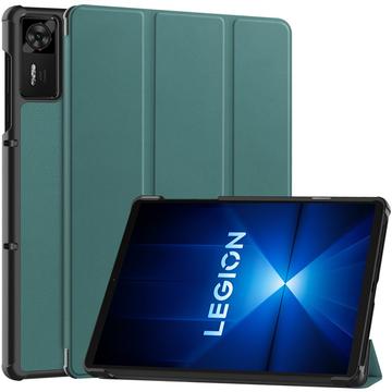 Lenovo Legion Y700 (Gen 4) Tri-Fold Series Smart Folio -kotelo - Mustanvihreä
