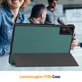 Lenovo Legion Y700 (Gen 4) Tri-Fold Series Smart Folio -kotelo - Mustanvihreä