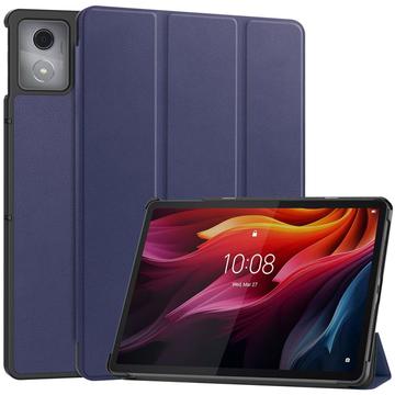 Lenovo Tab K11 Plus Tri-Fold Sarjan Smart Lompakkokotelo - Sininen