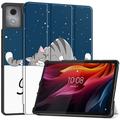 Lenovo Tab K11 Plus Tri-Fold Sarjan Smart Lompakkokotelo - Kissa