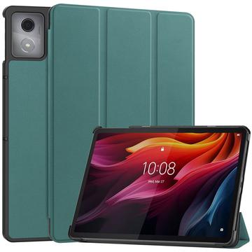 Lenovo Tab K11 Plus Tri-Fold Sarjan Smart Lompakkokotelo - Vihreä