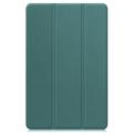 Lenovo Tab K11 Plus Tri-Fold Sarjan Smart Lompakkokotelo - Vihreä