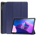 Lenovo Tab M10 Gen 3 Tri-Fold Sarjan Smart Lompakkokotelo - Sininen