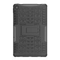 Lenovo Tab M10 Plus Gen 3 Liukumaton Hybridikotelo Jalustalla (Avoin pakkaus - Erinomainen) - Musta