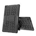 Lenovo Tab M10 Plus Gen 3 Liukumaton Hybridikotelo Jalustalla (Avoin pakkaus - Erinomainen) - Musta