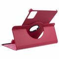 Lenovo Tab M11 360 Pyörivä Folio-kotelo - Kuuma pinkki