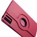 Lenovo Tab M11 360 Pyörivä Folio-kotelo - Kuuma pinkki
