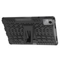 Lenovo Tab M11 Liukumaton Hybridikotelo Jalustalla - Musta