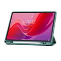 Lenovo Tab M11 Tech-Protect SmartCase Pen Tri-Fold Folio kotelo - Vihreä