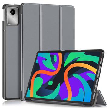 Lenovo Tab M11 Tri-Fold Sarjan Smart Lompakkokotelo - Harmaa