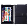 Lenovo Tab P11 Gen 2 Silikonikotelo potkukiinnikkeellä - Musta