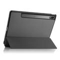 Lenovo Tab P12 Pro Tri-Fold Sarjan Smart Lompakkokotelo - Harmaa