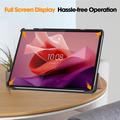 Lenovo Tab P12 Tri-Fold Sarjan Smart Lompakkokotelo - Ruusukulta