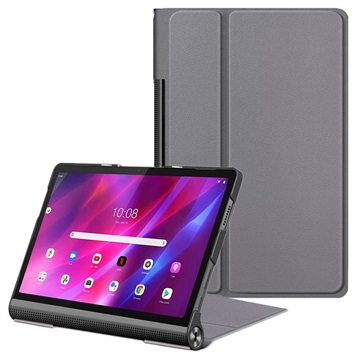 Lenovo Yoga Tab 11 Folio-kotelo Jalustalla - Harmaa